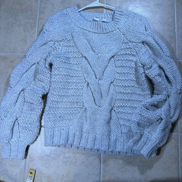 Gap Women’s Chunky Cable-Knit Crewneck Sweater Sz Small - Picture 1 of 6